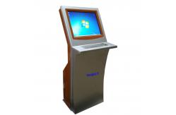 China Metal 64 Keyboards 15Inch Self Service Touch Screen Kiosks Library Kiosk Machine supplier