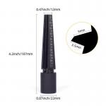 Wax Ring Filer Carving Cutter Plastic And Stainless Steel Finger Stick Ruler