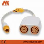 Draeger Compatible IBP Adapter Cable 7Pin To Dual 10Pin for sale