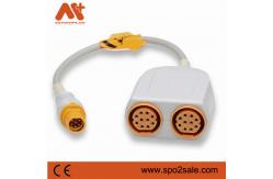 China Draeger Compatible IBP Adapter Cable 7Pin To Dual 10Pin supplier