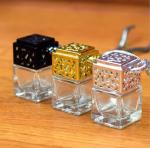 5ml 8ml Crystal Glass Bottles Hanging Bottle Car Air Freshener And Perfume