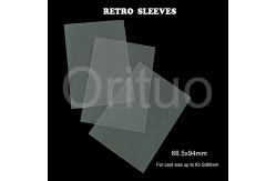 China PVC Free Transparent Clear Card Sleeves Non Glare Double Matte SGS supplier