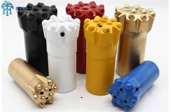 China Long Hole Drilling Retract Button Bit T38 Threaded 76mm supplier