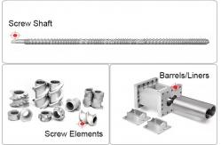 China 38CrMoAlA Screw Elements Of Parallel Twin-Screw Extruder With Customized Specifications supplier