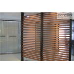Natural Flat Finish Terracotta Baguette Louver For Ventilated Facade System  for sale