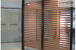 China Natural Flat Finish Terracotta Baguette Louver For Ventilated Facade System  supplier