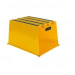 Home Polyethylene Safety Plastic Single Step Stool Heavy Duty Non Slip for sale