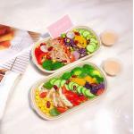 21g Fast Food 1000ml Sugarcane Bagasse Food Container for sale