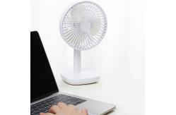 China HEBRONFAN Rechargeable Table Fans Alloy Steel Button Control 2 Speeds supplier