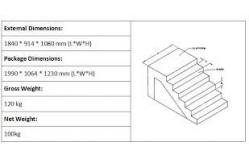 China YUYANG ASTM Wood Toys Testing Equipment Tumble Steps For Wheeled Stand supplier