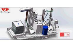 China Automatic 200 L Drum Decanting Unit 6 Min/BBL No Cross Contamination supplier