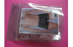 China Plastic Stand Up Zipper Custom Printing Garment Packaging Bag For Underware supplier