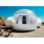 White Double Room Inflatable Bubble Camping Tent PVC Tarpaulin Material for sale