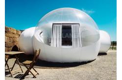 China White Double Room Inflatable Bubble Camping Tent PVC Tarpaulin Material supplier