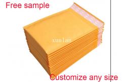 China Kraft Bubble Wrap Mailing Envelopes , Padded Mailing Envelopes With Air Bubble Cushioned supplier