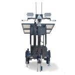 Solar Lighting Tower With 6m Electric Mast 2*420W Solar Panels For Event Lighting for sale