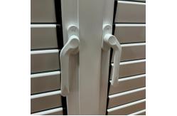 China Frame Surface Treatment Powder Coating Aluminum Louver Window With Invisible Function supplier