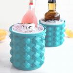 Portable 600ml 1100ml PP Silicone Magic Ice Bucket for sale