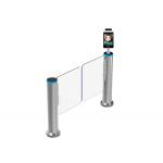 Self Closing Fastlane Swing Barrier Gate Cylindrical Speed Gate For Building for sale