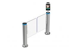 China Self Closing Fastlane Swing Barrier Gate Cylindrical Speed Gate For Building supplier