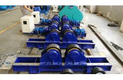 China 2800mm Adjustable 10T Pipe Welding Vessel Rollers With PU Wheel supplier