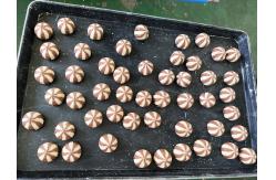 China Two-Tone Teardrop Stuffed Cookies Automatic Encrusting Machine  5000-6000pcs/h Capacity supplier