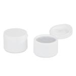 China 100g PP Flip Cosmetic Cream Jars With Magnet Scoop Aluminum Foil Gasket Sealing for sale