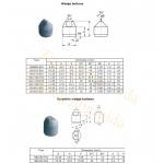 YG11C Tungsten Carbide Button Bits For High Pressure DTH Drilling for sale