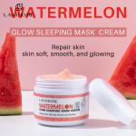 Watermelon Glow Hyaluronic Acid Night Face Mask Cream Exfoliating for sale
