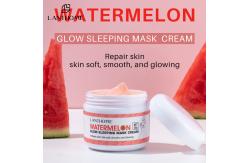 China Watermelon Glow Hyaluronic Acid Night Face Mask Cream Exfoliating supplier