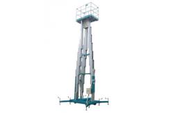 China 300Kg Loading Triple Mast Construction Work Platform With 10m Lifting Height supplier