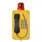 Tunnel Emergency SIP Telephone PoE Powered with Flashing warning light for sale
