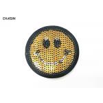 Commercial Emoji Sequin Embroidery Patches Used In Jacket And Bags for sale