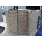 Heavy Duty Sand Filled Barriers Rock Filled Gabion Cages For Military for sale