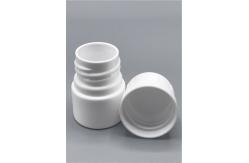 China Small Blank Pill Bottle With Cap , Lightweight Plastic Containers For Pills supplier