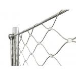 Architectural Flexible Cable Mesh SS Wire Rope Solid Structure For Stair Balustrade for sale