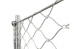 China Architectural Flexible Cable Mesh SS Wire Rope Solid Structure For Stair Balustrade supplier
