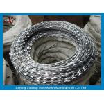 Multi Type Stainless Steel Razor Wire / Barbed Wire Roll For Grass Boundary for sale