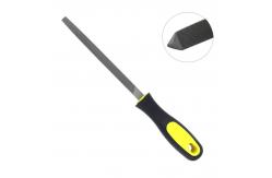 China Customized 8 Inch Double Cut Flat Bastard File with Round Shape supplier