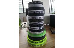 China Plastic Zipper Tape Rainbow Reflective Material Printed On Zippers For Bags supplier