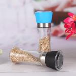 Adjustable Spice Biodegradable 160ml Glass Pepper Grinder