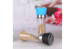 China Adjustable Spice Biodegradable 160ml Glass Pepper Grinder supplier