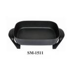 12 *15 Inch Small Electric Skillet , Deep Frying Pan With Glass Lid for sale