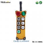 telecontrol 6 double speed pushbuttons F24-6D EOT crane remote controller transmitter enclosure for sale