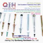 QBH ZP Plain HDG Black Carbon Stainless Steel Self Tapping Self Drilling Saw Thread Screws for sale