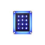 12 Key Vandal Proof Backlit Metal Numeric Keypad For Cash Machine for sale