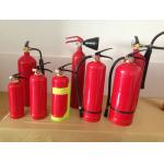China 6KG Red Color Portable Fire Extinguishers Carbon Steel DCP Cylinder Size Customized for sale