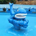 Children'S Playground In Spanish Hotel Apartment, Whale Spray Park Decoration for sale