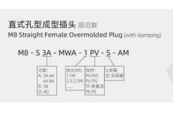 China IP67 M8 Straight Female Overmolded Plug with Damping 3-8A 5B 4D supplier