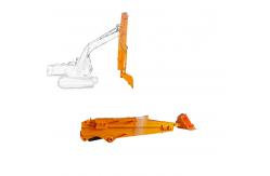 China Telescopic Boom Wheel Excavator With Better Welding Performance supplier